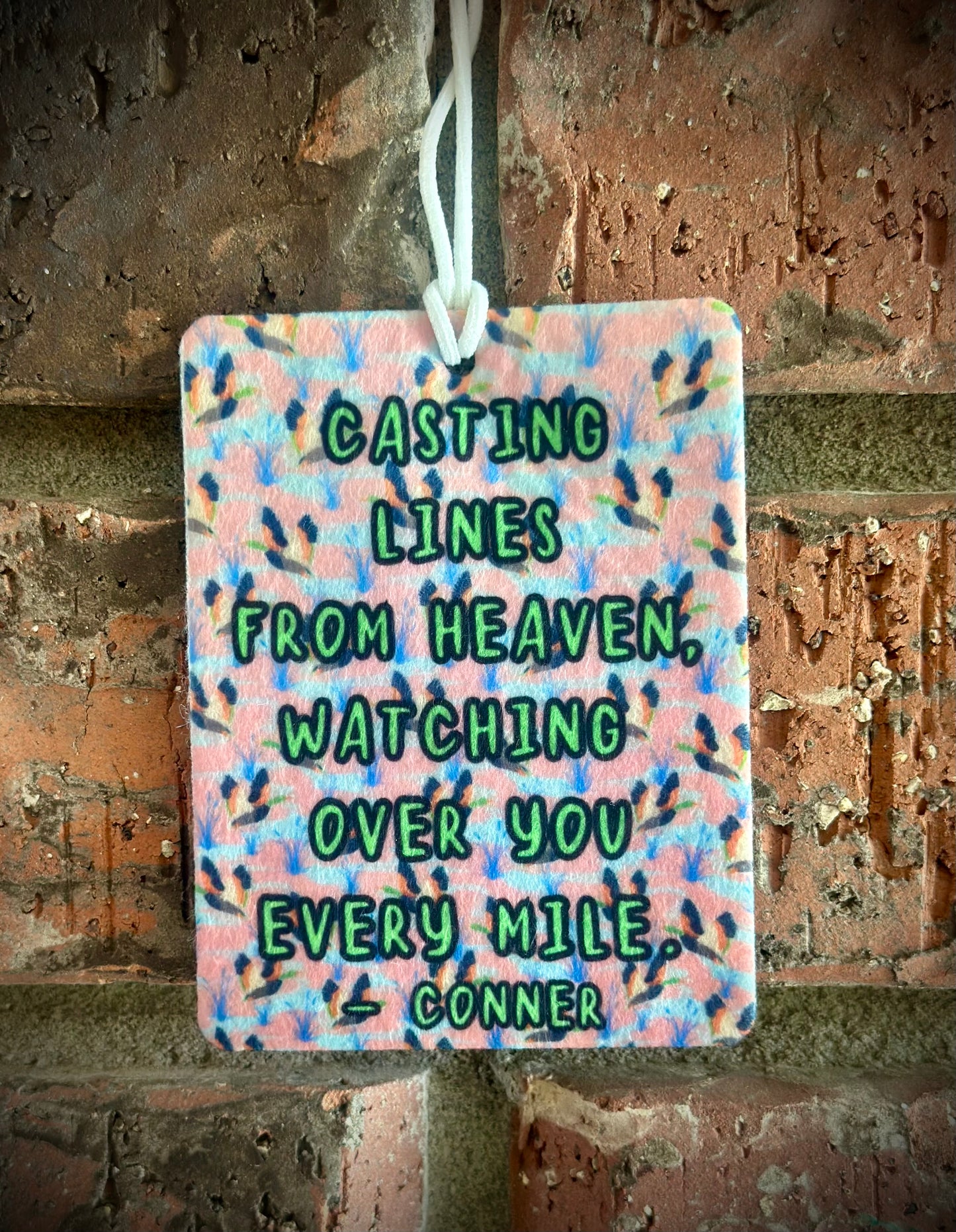 Conner Car Freshener (Add your own scent)