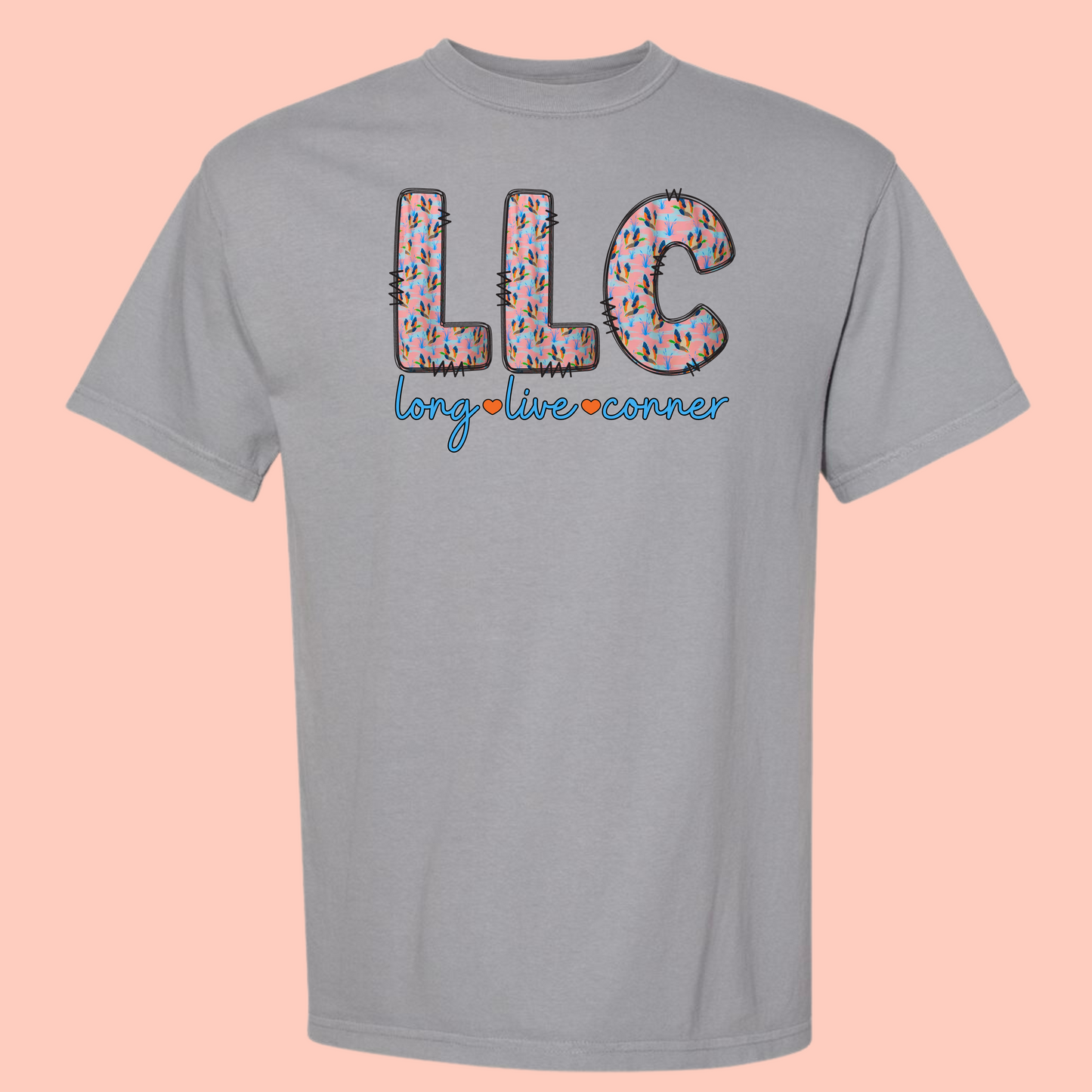 LLC HEART Comfort Colors Unisex T-shirt