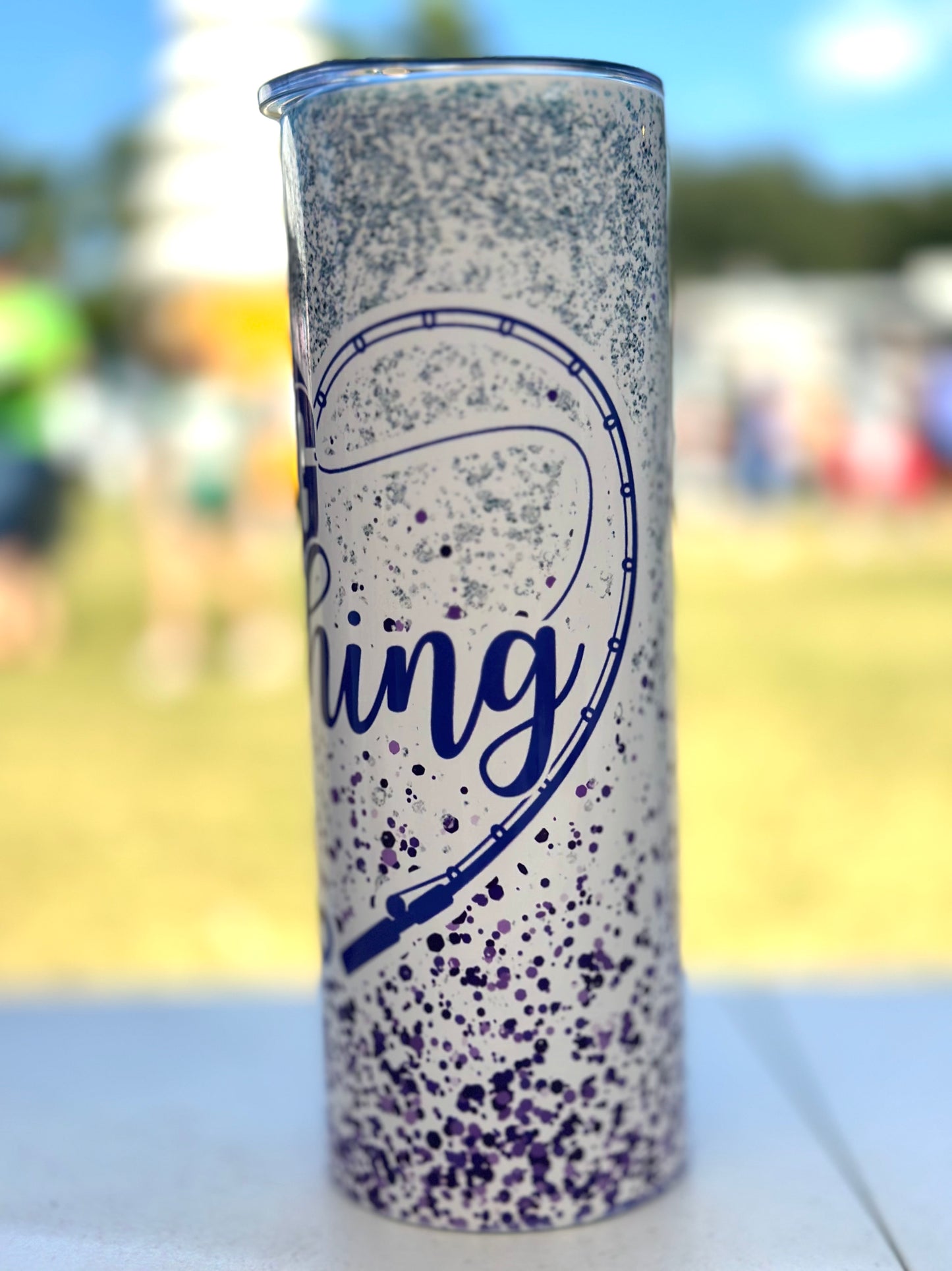 PNG Glitter Heart Tumbler