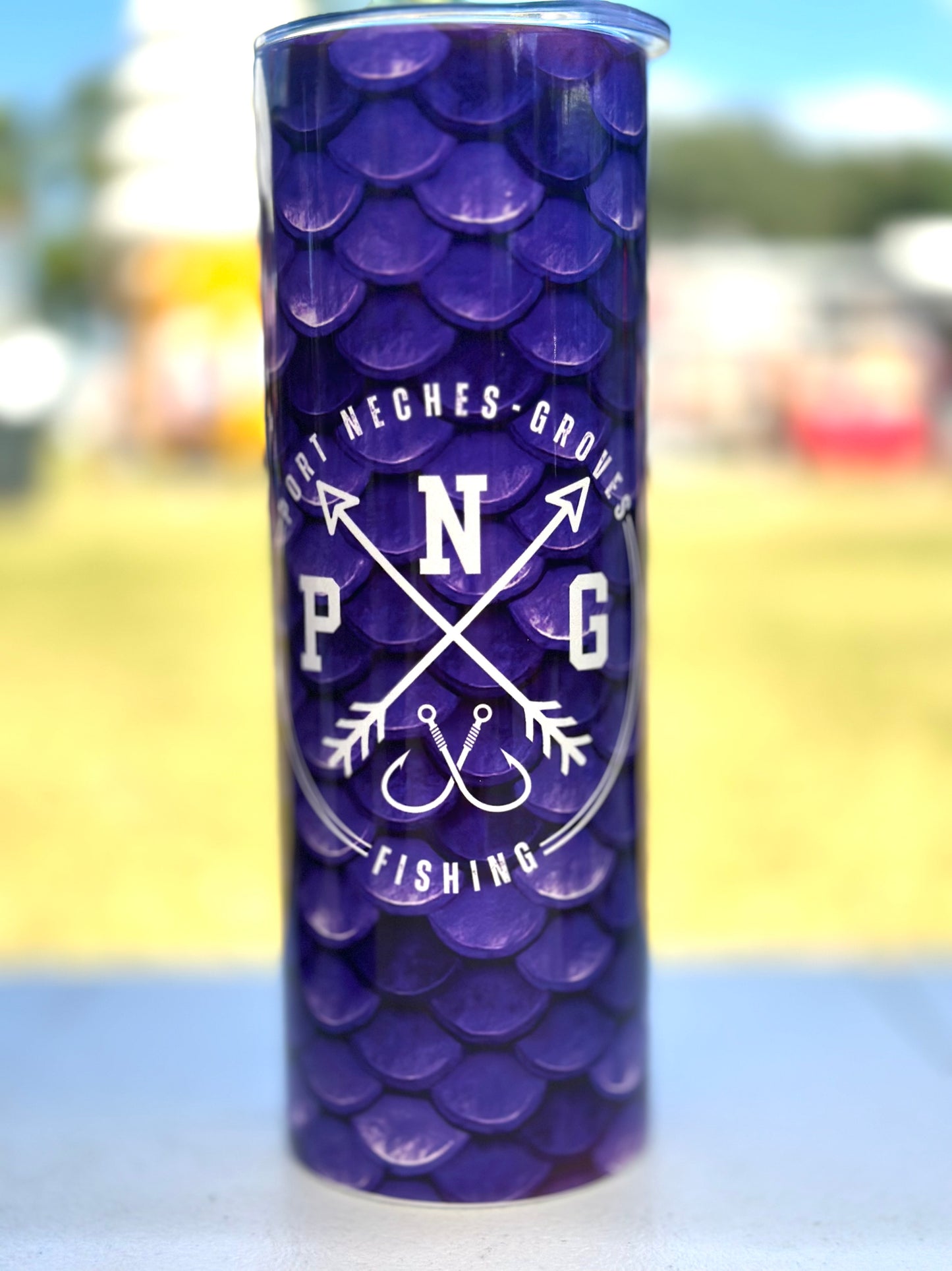 PNG Purple Scale Tumbler